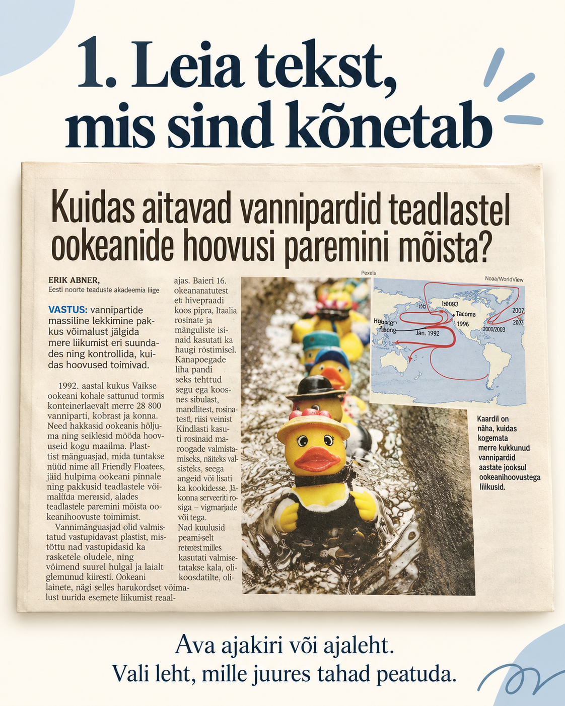 Kui sõnad leiavad uue tähenduse: loov harjutus ajalehega Kui sõnad leiavad uue tähenduse: loov harjutus ajalehega